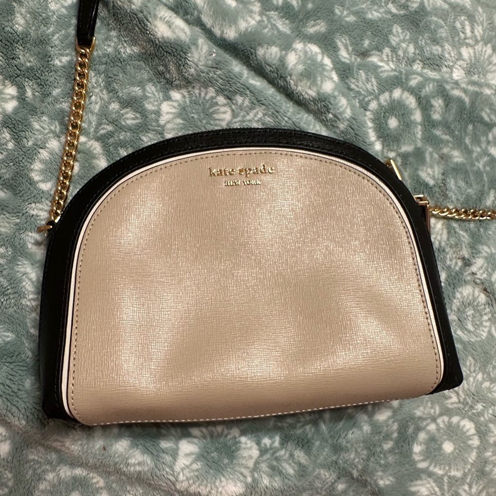 kate spade Black and Cream Crossbody Bag